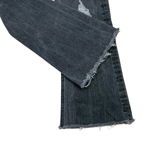 Rag And Bone Crop Flare Jeans 26 Blackthorne Distressed - Picture 9 of 13